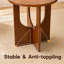 Solid Wood Top End Table-1085632633