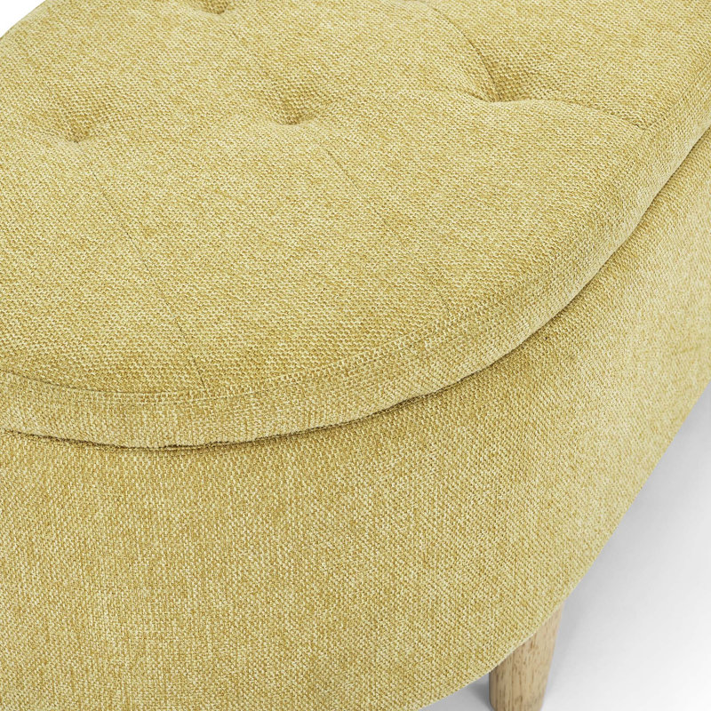 Ednerd Foam Padding Upholstered Storage Bench