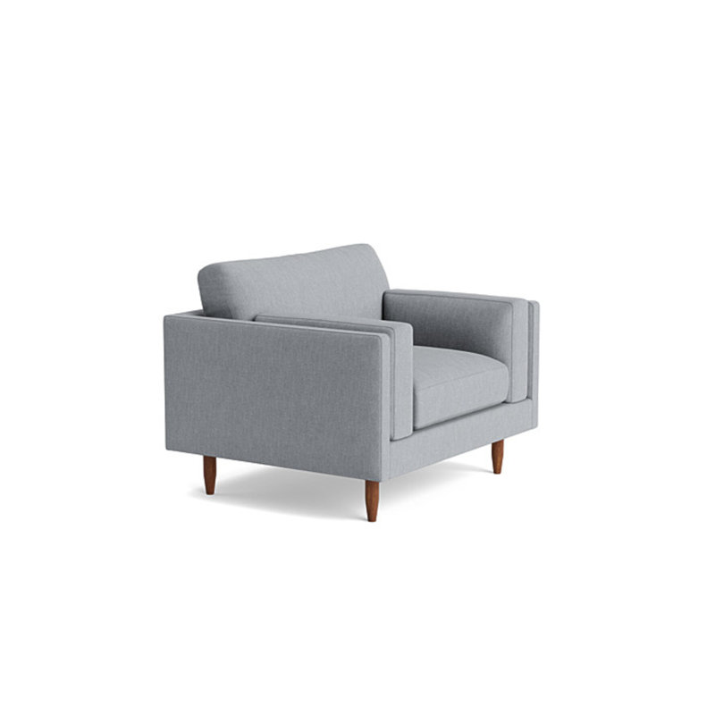 Skinny Fat Chair, Performance Weave - Zinc
