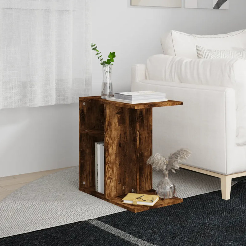 Table basse vidaXL, Chêne fumé, Chêne fumé