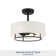 12'' Raia 3 - Blade Flush Mount Ceiling Fan with Wall Control and Light Kit Included