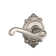 Flair Lever with Brookshire Trim Hall and Closet Lock