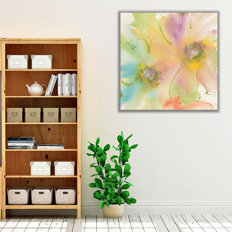 Rainbow Cosmos II - reproduction d'art sur toile, H 12 po x l 12 po