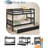 Kids Twin Over Twin Bunk Bed