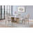SHEENA 5PC DINING TABLE SET NATURAL