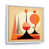 White Floater Framed