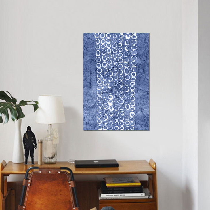 « primitive patterns i », impression sur toile, H 12 po x l 8 po x P 0,75 po, Pas de tapis, Toile tendue