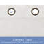Paire de rideaux occultant avec œillets 100% lin (2 panneaux)-255946903-255946901