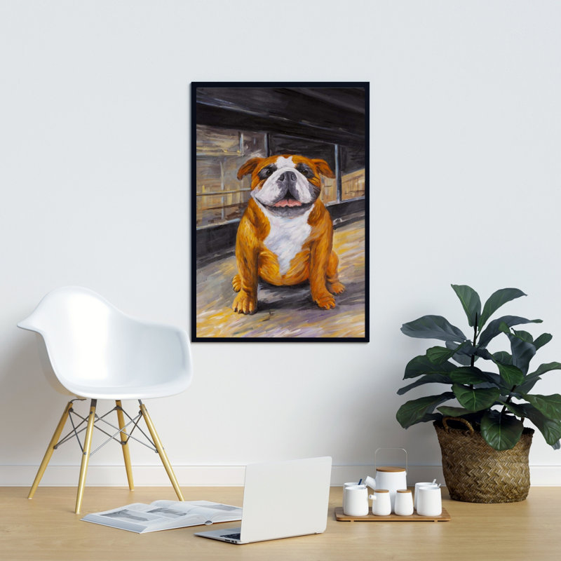 " Smiling Bulldog "