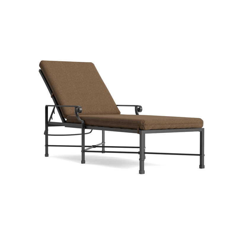 Venetian Outdoor Chaise Lounge, Fusion Moccasian, Dove Smooth