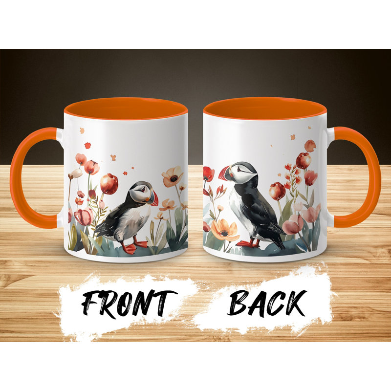 Ceramic Coffee Mug, Orange