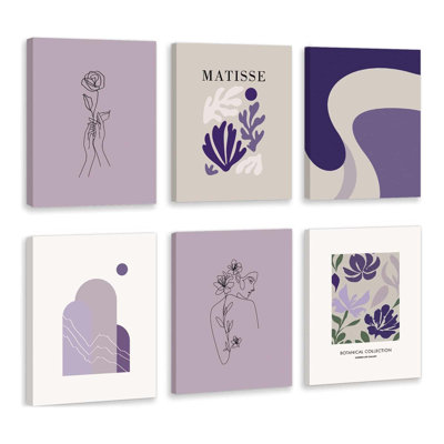 6 Piece Wrapped Canvas Print