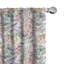 Panneau coulissant floral semi-diaphane avec passe-tringle-2086360359