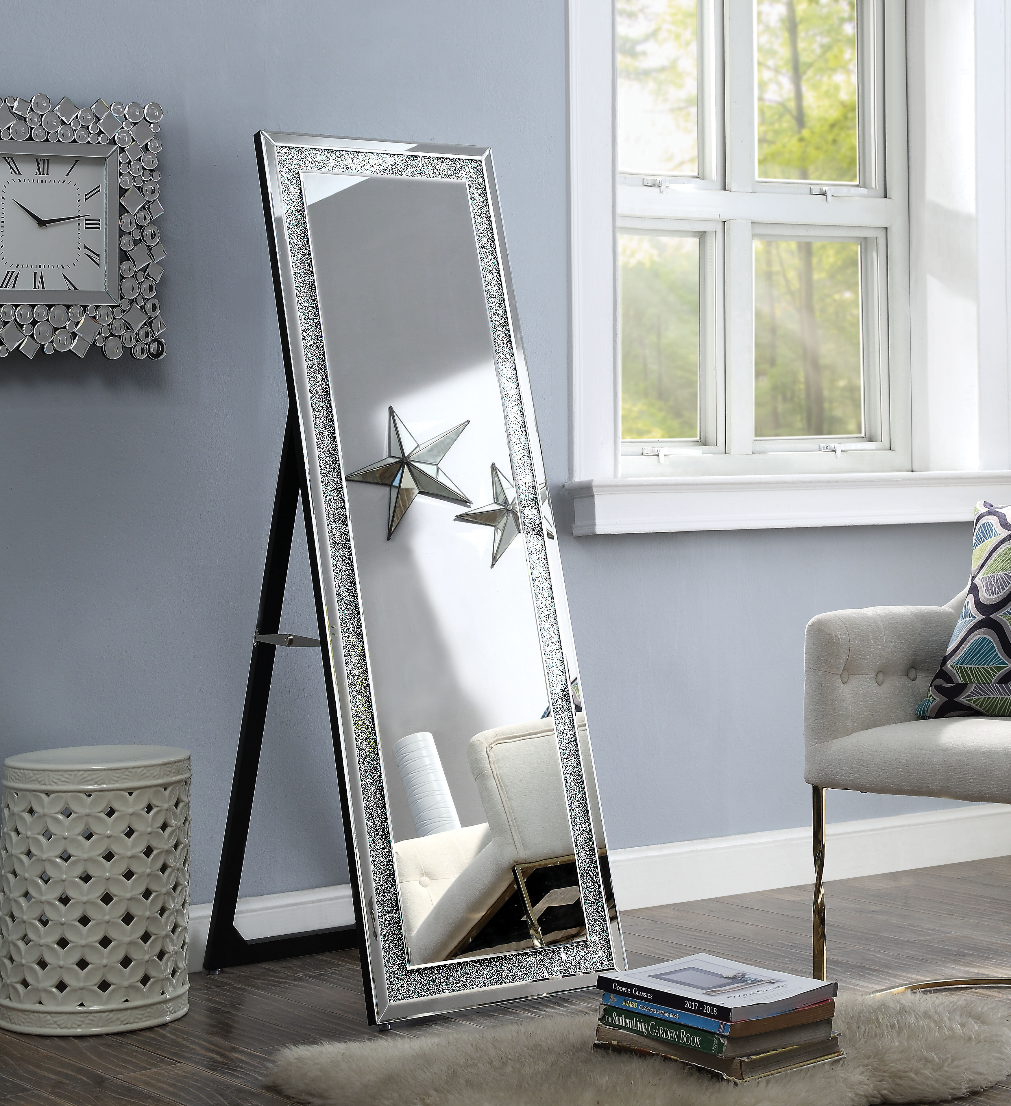 Mercer41 Lynden Flat Floor Mirror | Wayfair