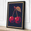Twin Cherries Botanical - Wrapped Canvas-2007633985-2007633991