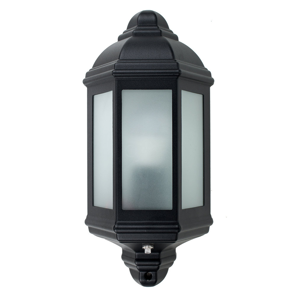 Mansell 14.37" H Outdoor Wall Lantern with Dusk to Dawn