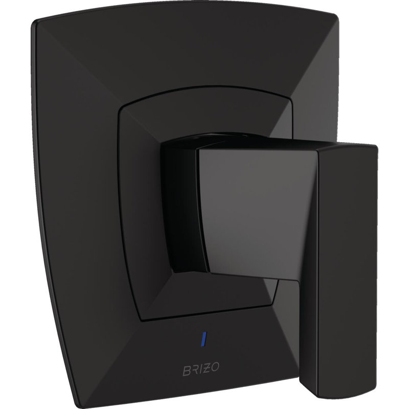 Vettis Sensori Thermostatic Valve Trim, Matte Black