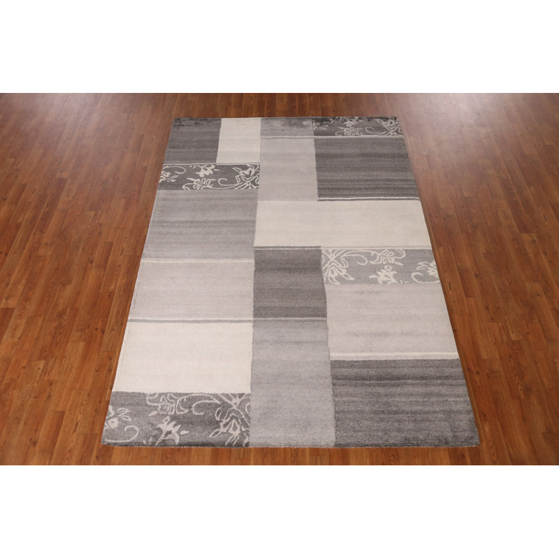 Tapis indien moderne fait à la main