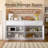 63'' Sideboard Buffet Cabinet With 4 Doors And 2 Drawers, Kitchen Sideboard-709945889