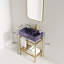 Meuble-lavabo 24 po avec lavabo en céramique et tablette de rangement en fer-110488730-110488726