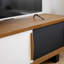 Colour contrast vintage solid wood TV cabinet