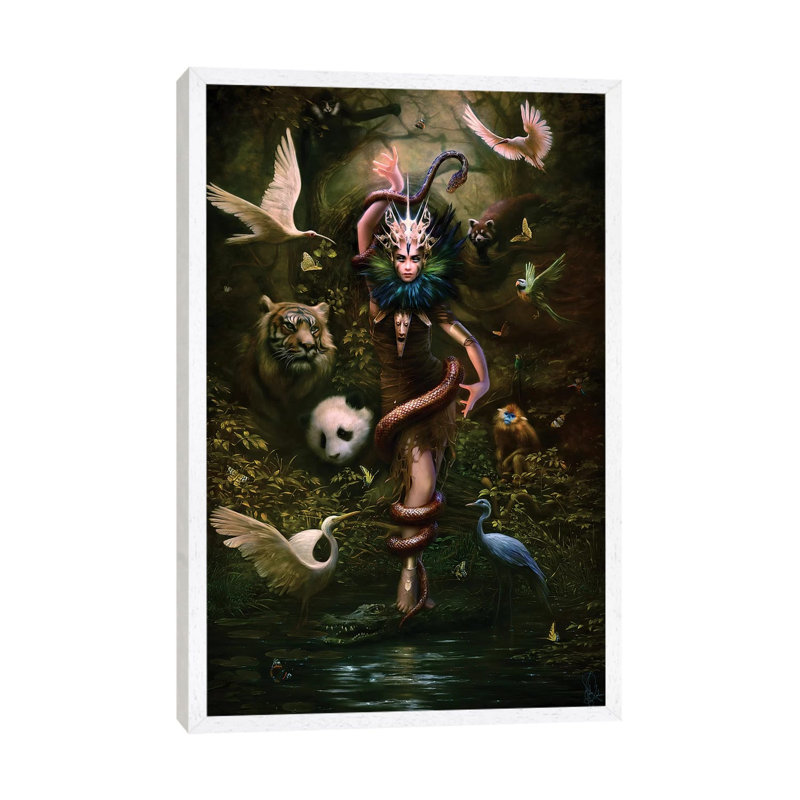 Harmony by Melanie Delon - Print on Canvas, 101.6 cm H x 66.04 cm W, White Framed