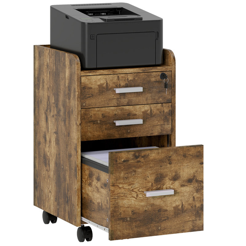 39.2cm Wide 3 -Drawer File Cabinet