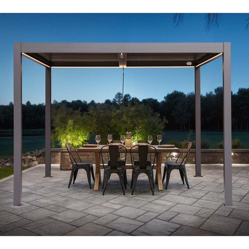 NICE Pergola, 225cm H x 300cm W x 300cm D
