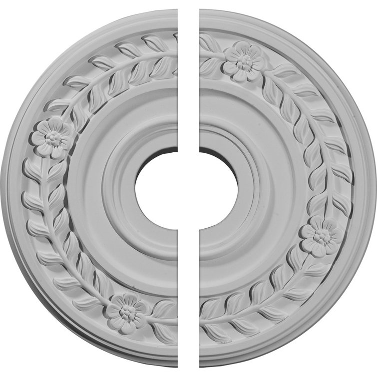Wreath 16.25" H x 16.25" W x 1" D Ceiling Medallion