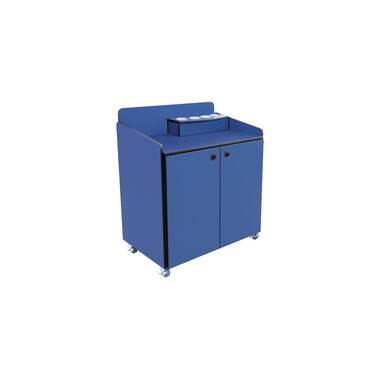 36L/9.51Gallon Rectangular Kitchen Trash Can with Wheels