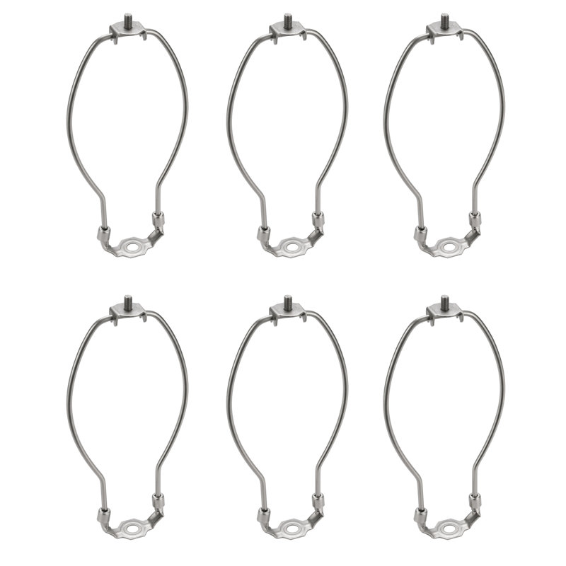 Faîteau de lampe, H 7 po x l 5,5 po x P 0,8 po, Nickel satiné