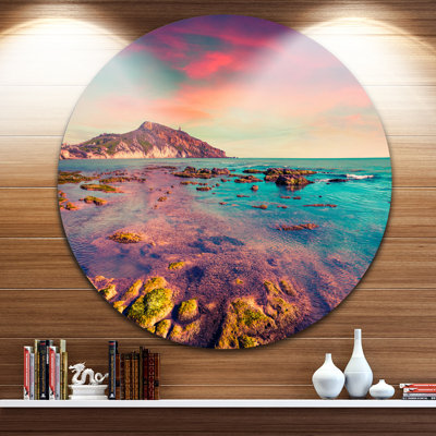 «Risa Giallonardo Beach Colorful Sunset», impression