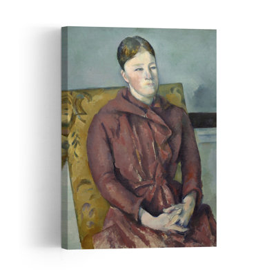 Madame Cézanne dans un fauteuil jaune, 1888-1890 - Estampe d'art mural abstraite contemporaine