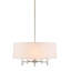 Lustre 5 lumières à abat-jour tambour-1086650873-1086650854