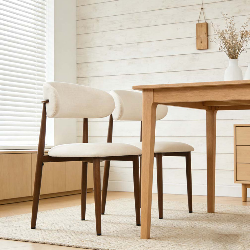 Dining Chairs Set, Walnut