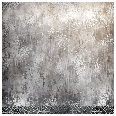 Silver Abstract Texture Comforter