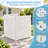 Starecho 32"W x 38"H  Outdoor wood Air Conditioner Fence, Pool Equipment Enclosure, Trash Can Screen Fence-3Panelss