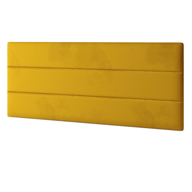 Brand Upholstered Headboard, Double (4'6), Turmeric