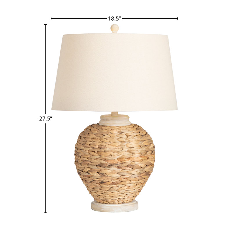 Lampe de table en rotin Atchley