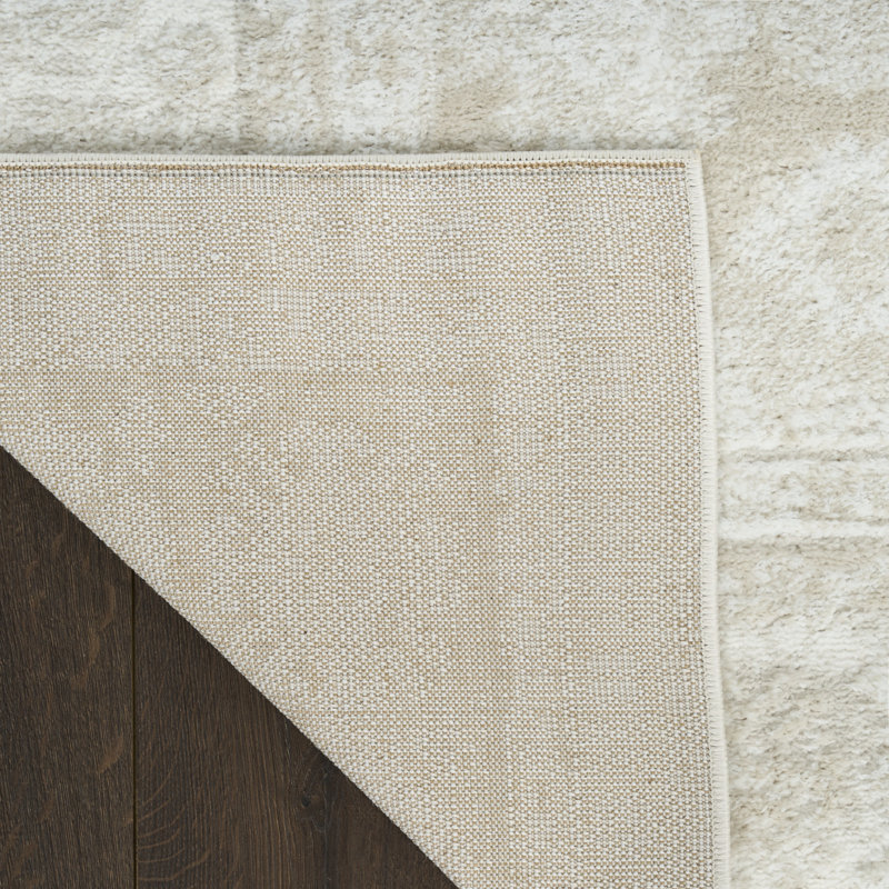 Leuchte 2' x 4' Ivory Beige Vintage Indoor Rug, Runner 2' x 4'