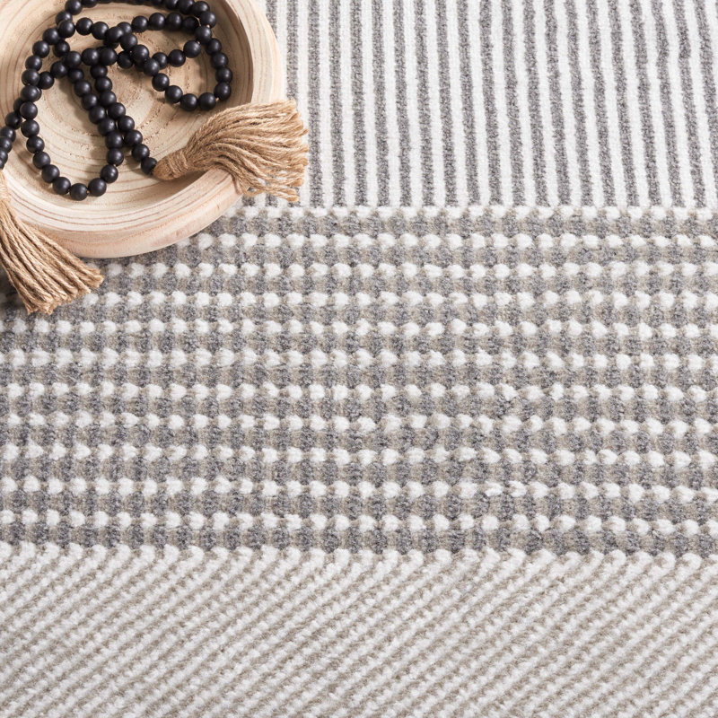 Moindou Performance Striped Rug, Rectangle 5'3" x 7'8"