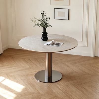 Mid-Century Round Sintered Table
