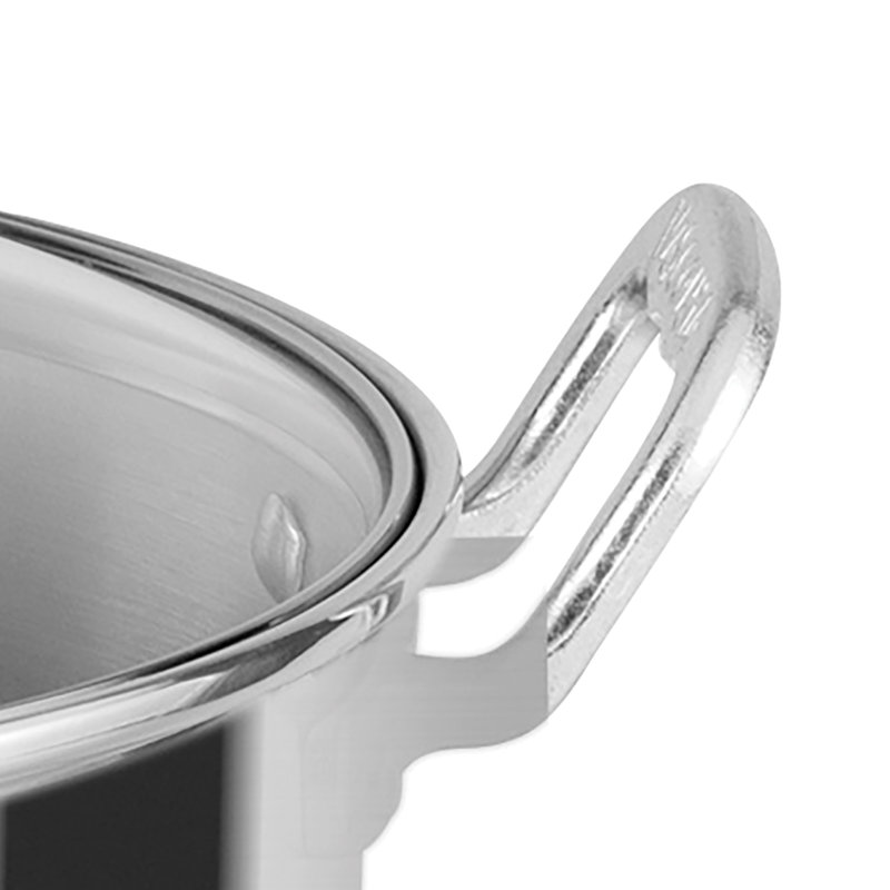 Vasconia Silver 17-Qt Aluminum Steamer with Glass Lid
