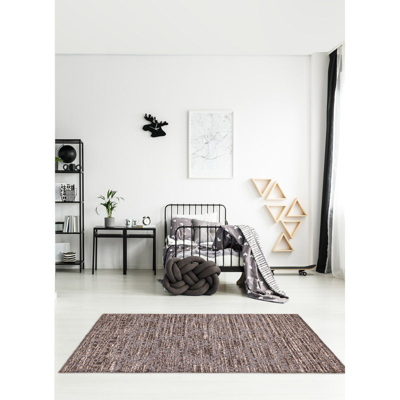 Tangier  Brown Rug 5'3" x 7'10"