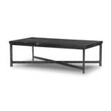 HAMMERED IRON Marble Coffee Table