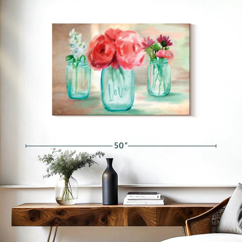 Trio de fleurs Harnek, H 24 po x l 36 po