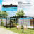 10' X 10' Retractable Pergola Canopy With Magnetic Fixture, UPF30+ Outdoor Patio Sun Shade Shelter, 3.1" Metal Column, For Patio, Garden, Backyard, Deck, Blue