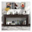 Console / canapé avec tiroirs de rangement et tablette inférieure pour le couloir d'entrée (espresso)-1186946971
