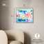 Art mural abstrait coloré sur toile Peaceful Haven par Art Remedy-104352813-104352811