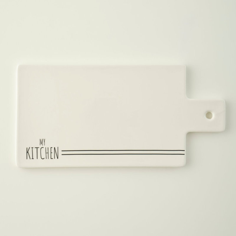 Planche à découper rectangulaire en porcelaine My Kitchen